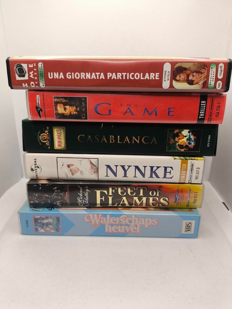 6 VHS lot, Cd's en Dvd's, VHS | Film, Ophalen of Verzenden, Zo goed als nieuw