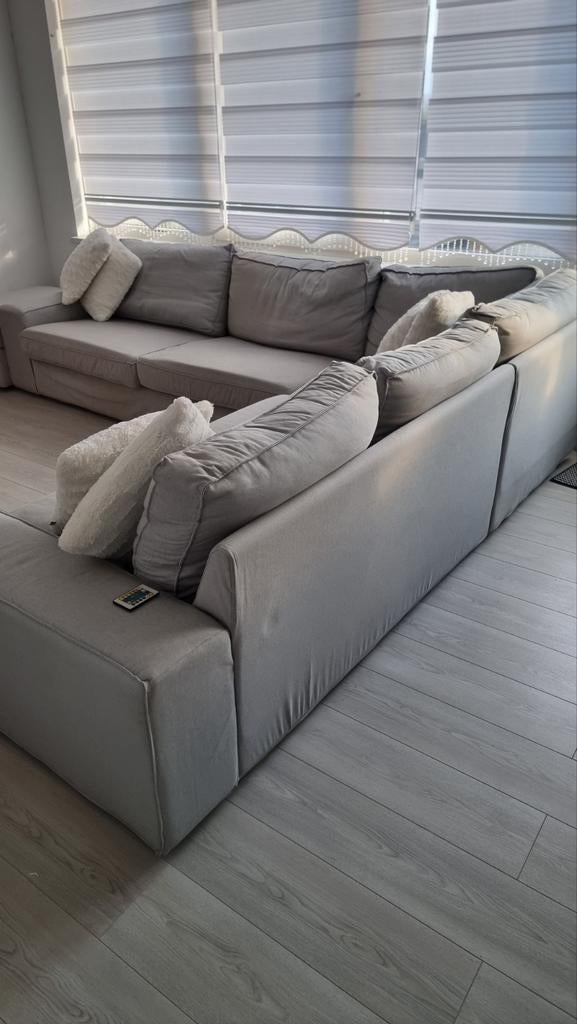 IKEA Bankstel (3+2 zits) met poef en HEMNES bed (140x200), Huis en Inrichting, Banken | Bankstellen, Ophalen, Modern, Scandinavisch
