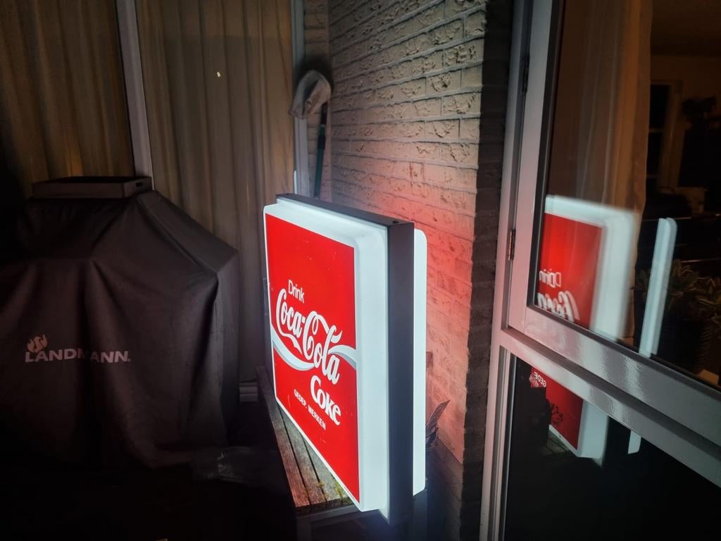 Vintage, lol, Coca cola , Wk , rood , buiten bord, spage age, Ophalen