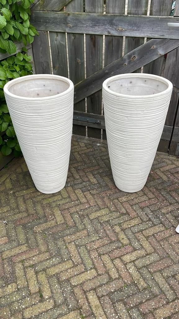 Bloempot, Tuin en Terras, Bloempotten, Ophalen, Steen, 40 cm of meer, Rond