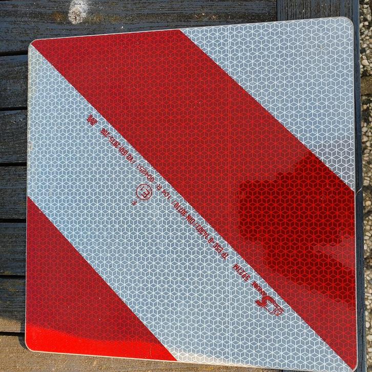 Reflecterend waarschuwingsbord voor voertuigen, Auto diversen, Auto-accessoires, Gebruikt, Ophalen