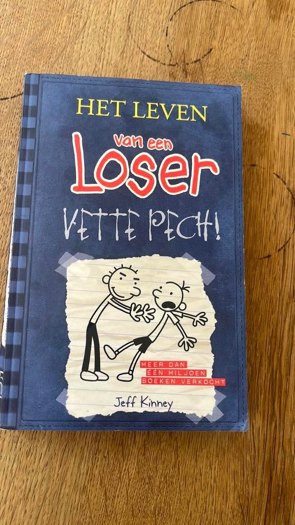 Jeff Kinney - Vette pech!, Ophalen of Verzenden, Gelezen, Jeff Kinney