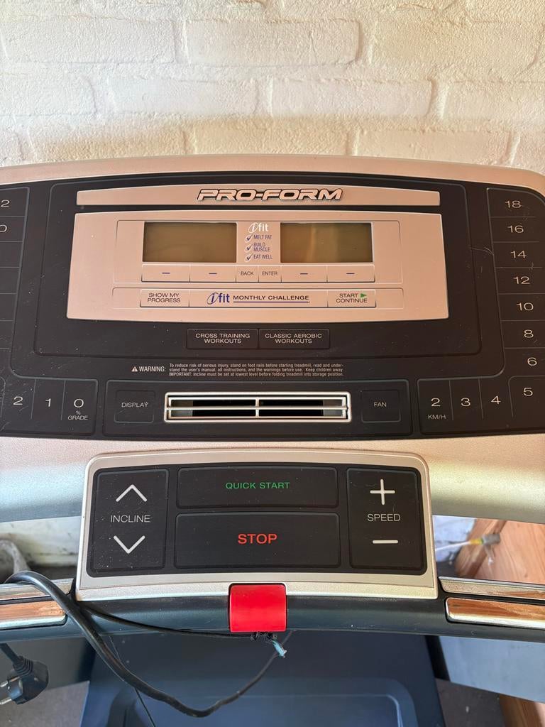 Pro-Form Loopband - Ideaal voor Thuis Workouts, Gebruikt, Ophalen of Verzenden, Metaal, Loopband