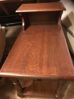 eikenhouten telefoonbankje, Ophalen