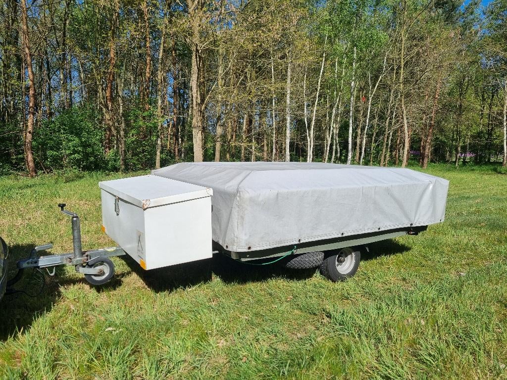 Compacte vouwwagen Combi Camp Easy (1980), Caravans en Kamperen, Vouwwagens, Combi-Camp, tot en met 2, Meerkleurig, Aanwezig, Ophalen