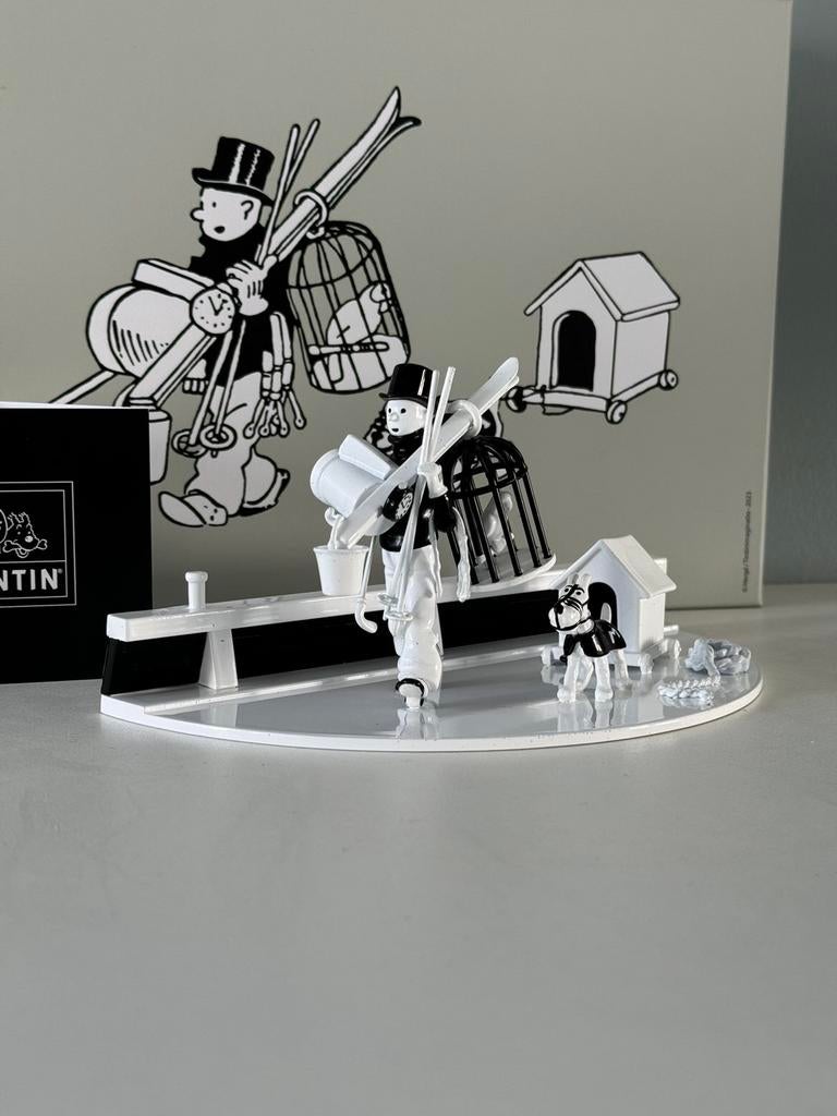 Bric a Brac zwart-wit Pixi Moulinsart, Ophalen of Verzenden, Kuifje, Zo goed als nieuw, Beeldje of Figuurtje