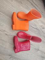 2x regenlaarzen kind, Jongen of Meisje, Ophalen of Verzenden, Scapino, Laarzen