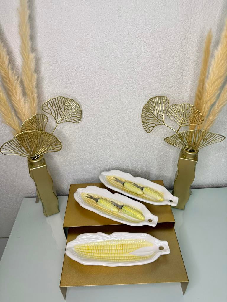 Keramische Maïskolfhouders - Set van 3, Huis en Inrichting, Ophalen of Verzenden, Nieuw