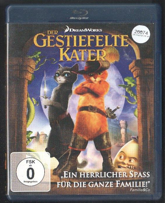 Puss in Boots-De Gelaarsde Kat Blu-ray AKTIE LEES NLau+sub!, Cd's en Dvd's, Blu-ray, Ophalen of Verzenden, Gebruikt, Tekenfilms en Animatie