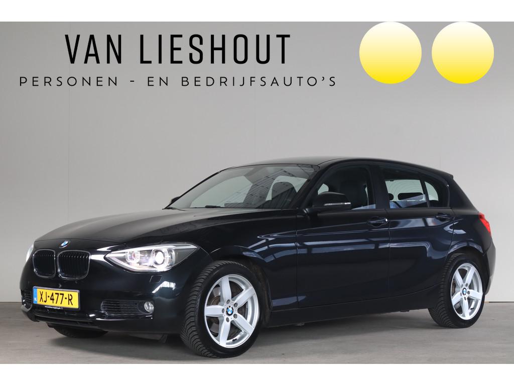 BMW 1-serie 120d xDrive Business Climate I Stoelverw I Parks, Auto's, BMW, Euro 5, Stof, 4 cilinders, Zwart