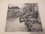 2 ORIGINELE ANTIEKE ETSEN van W de ZWART ( 1862 - 1931 ), Ophalen of Verzenden