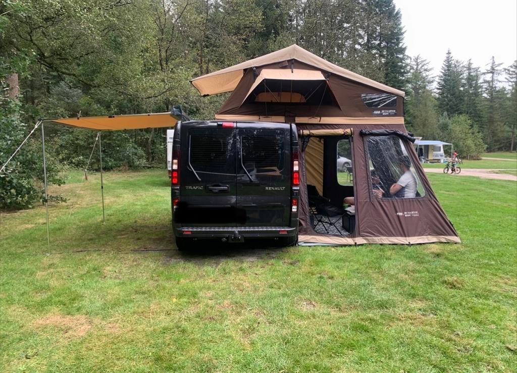 DTBD Daktent 180x240 met ondertent en luifel met zijwanden, Ophalen, Zo goed als nieuw, Tot en met 3