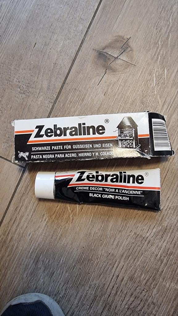 Zebraline Zwarte Roestwerende Pasta voor Gietijzer en IJzer, Ophalen of Verzenden, Nieuw