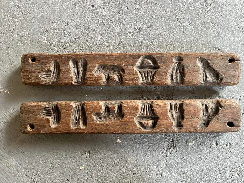 oude antieke suikerplank borstplaat speculaasplank, Ophalen of Verzenden