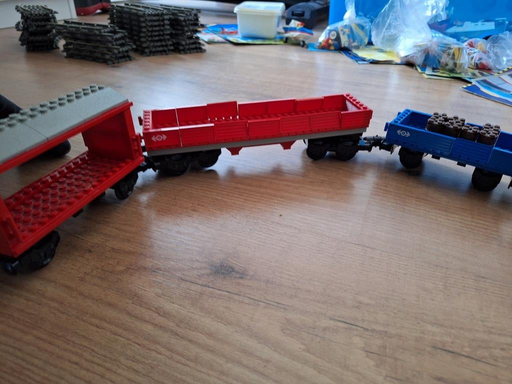 Legotrein 4563 & rails!, Ophalen