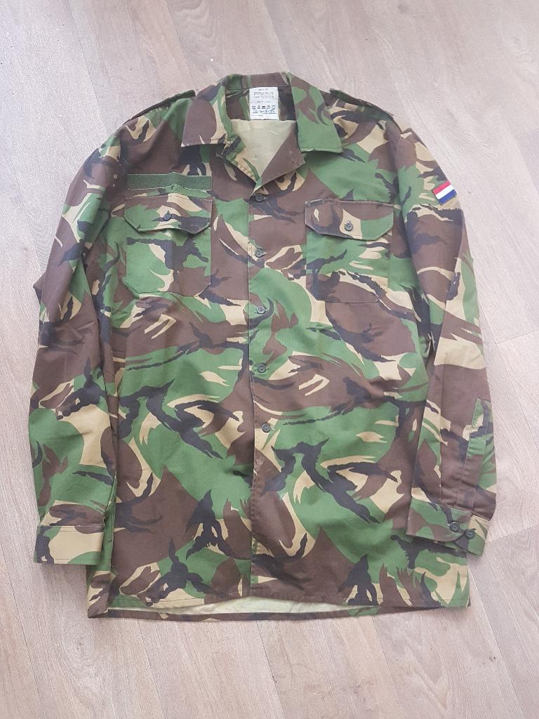 DPM Camouflage Blouse Overhemd Basistenue Basisjas Zomer, Ophalen of Verzenden, Landmacht, Nederland, Kleding of Schoenen