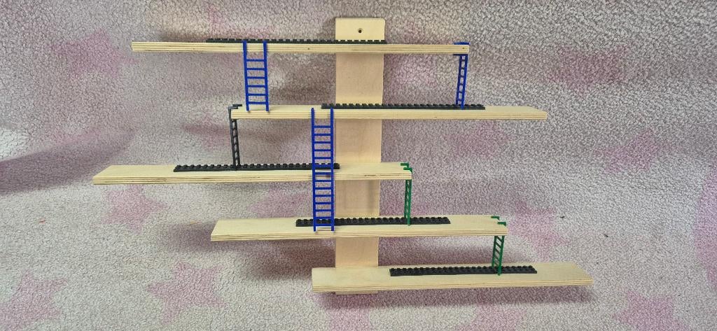 Wandmeubel met lego tape, Gebruikt, Lego, Overige typen, Ophalen of Verzenden