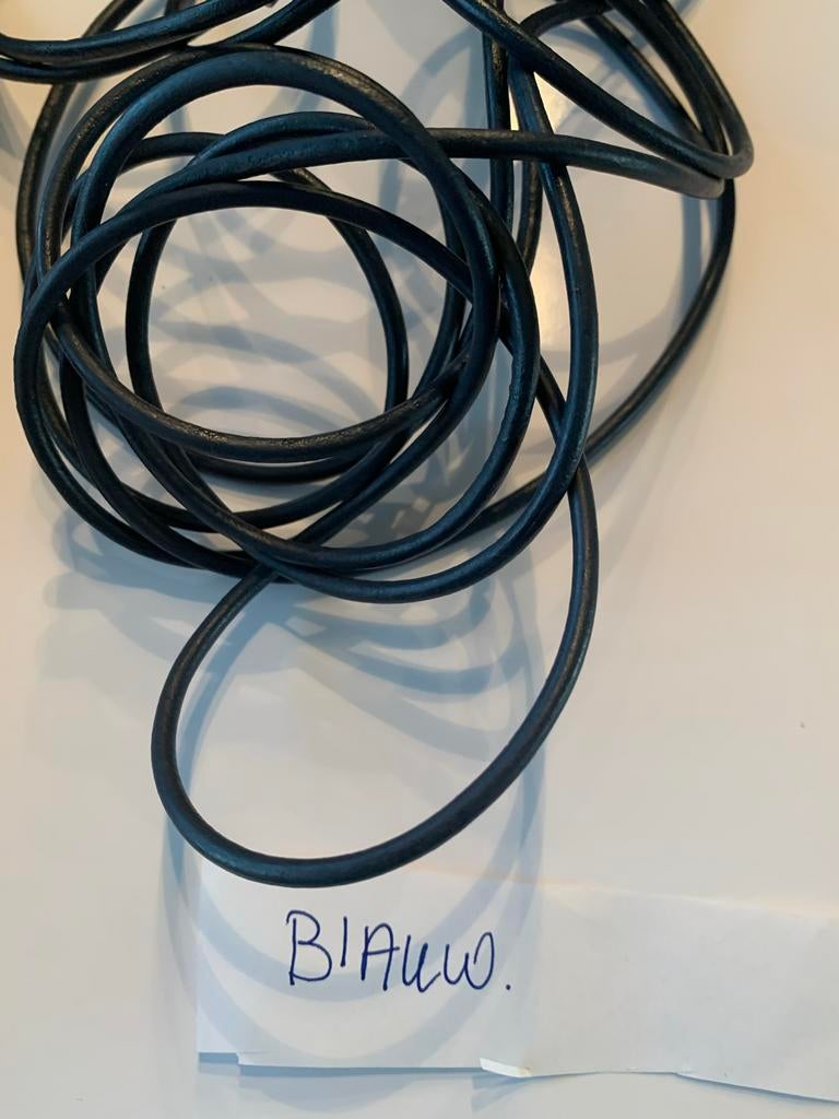 3 meter leer koord nieuw, Ophalen of Verzenden, Nieuw, Draad