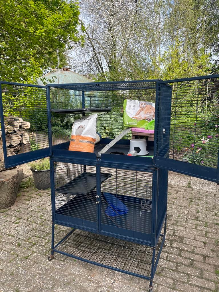 tamme ratten kooi, compleet, Ophalen, Kooi, Gebruikt, 90 cm of meer