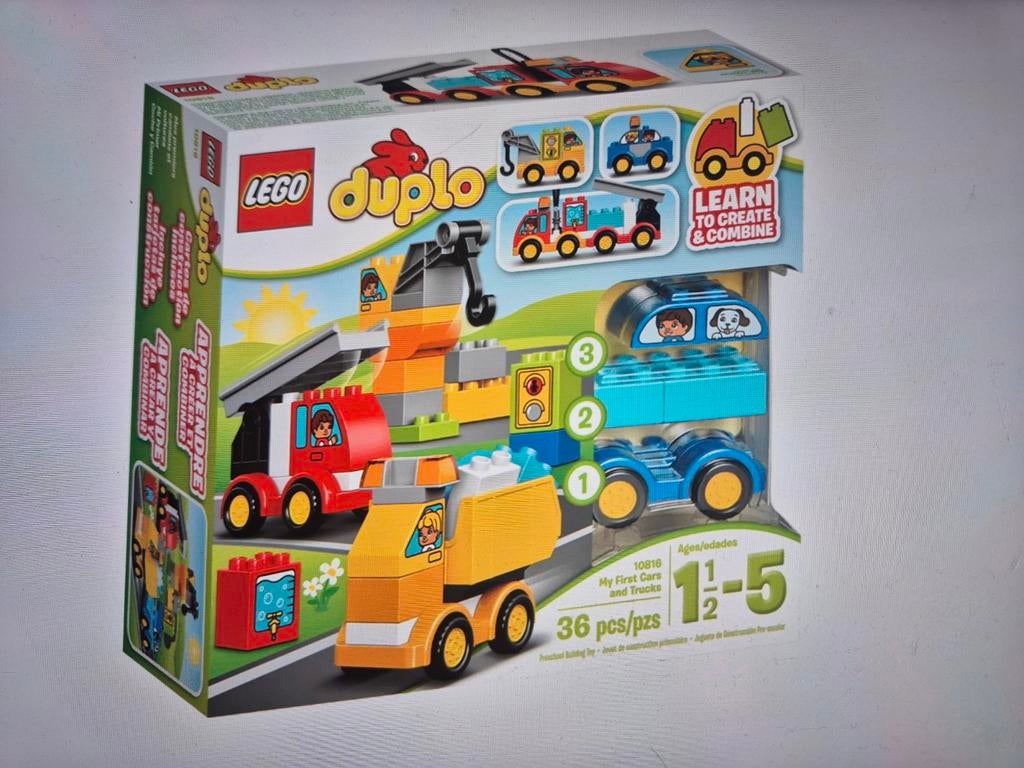 Duplo 10816 Mijn Eerste Voertuigen, Ophalen of Verzenden, Gebruikt, Complete set, Duplo