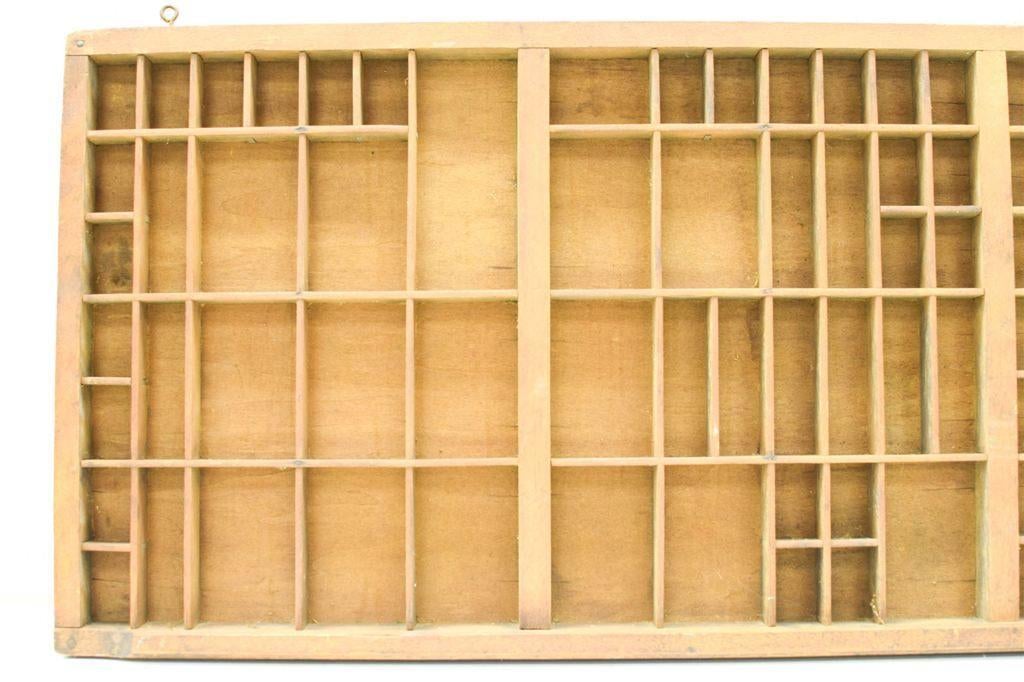 Houten letterbak 50802, Huis en Inrichting, Woonaccessoires | Wanddecoraties, Ophalen of Verzenden, Gebruikt