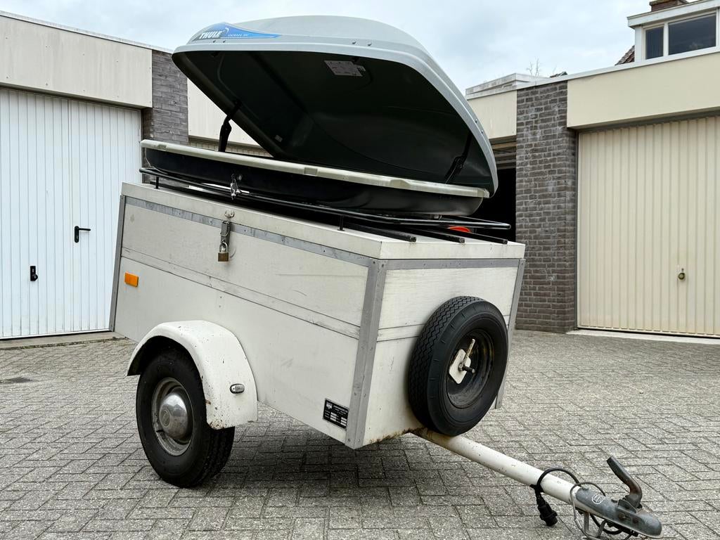 Bagagekar met dakkoffer - Ideaal voor kampeer vakantie!, Ophalen, Gebruikt
