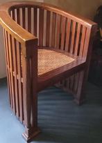 Prachtige teakhouten fauteuils, Huis en Inrichting, Fauteuils, Ophalen, Gebruikt, Minder dan 75 cm, Art Deco