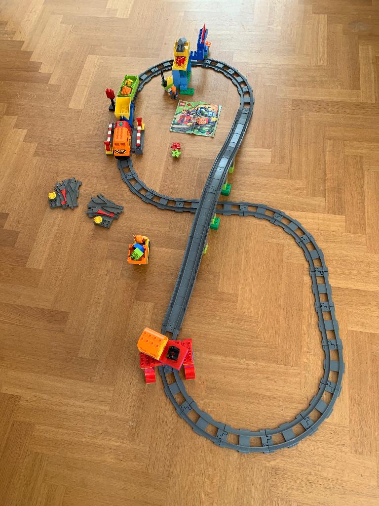 duplotrein 10508, Kinderen en Baby's, Speelgoed | Duplo en Lego, Ophalen, Gebruikt, Complete set, Duplo