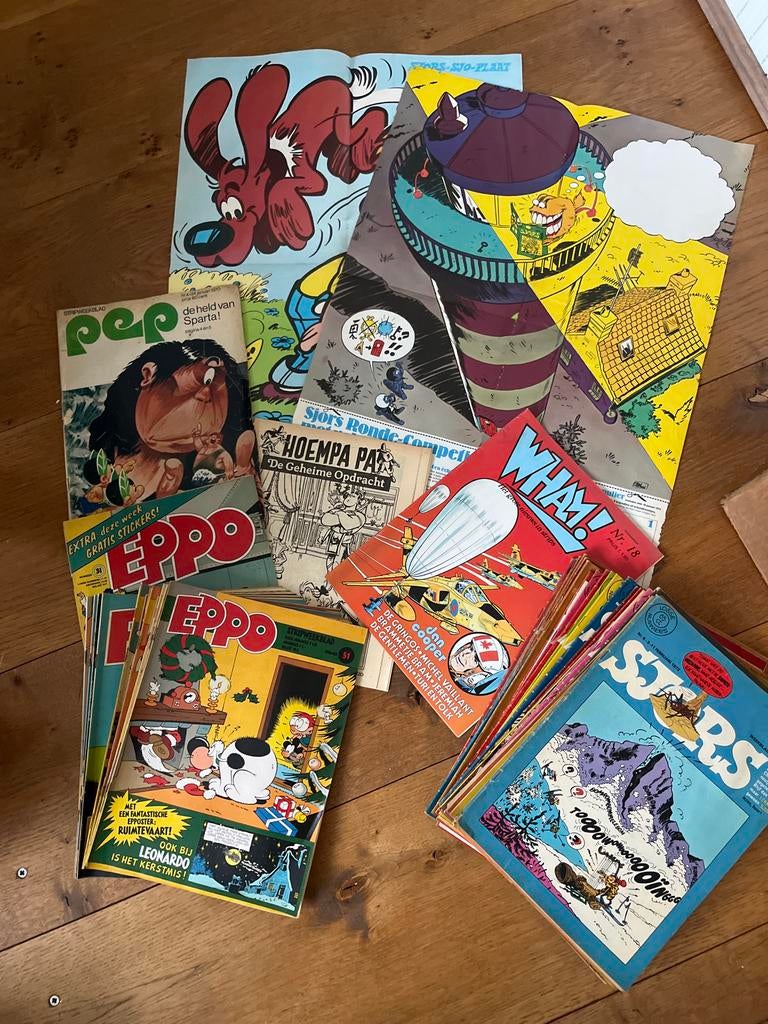 Collectie Sjors Stripbladen, Meerdere stripboeken, Ophalen, Gelezen