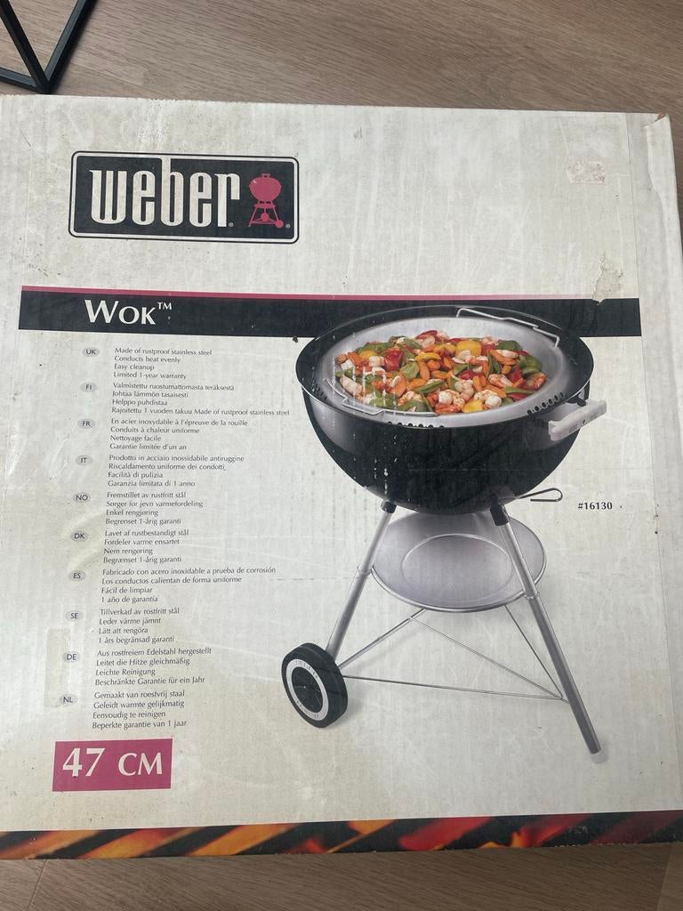 Weber Wok - Gebruikt, Ophalen of Verzenden, Gebruikt