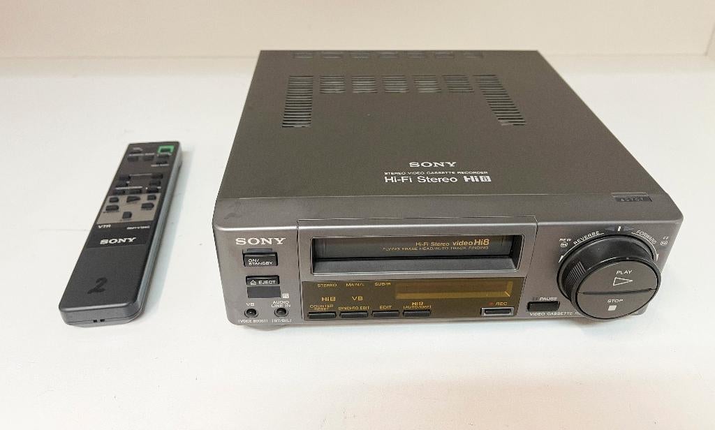 Sony EV-C500E Video8/Hi8 Cassette Recorder+Afstandbediening, N, N, Overige typen, Ophalen of Verzenden