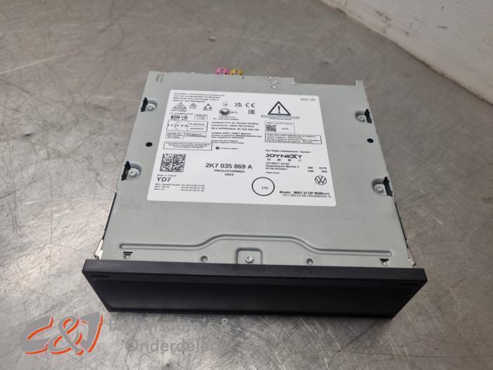 Regelunit Multi Media van een Volkswagen Caddy, Auto-onderdelen, Elektronica en Kabels, Volkswagen, Gebruikt, 3 maanden garantie