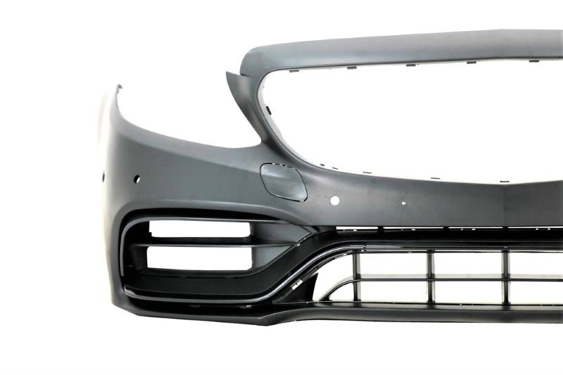 Voorbumper voor Mercedes C-Klasse W205 | 2018-2021| amg look, Auto diversen, Ophalen of Verzenden