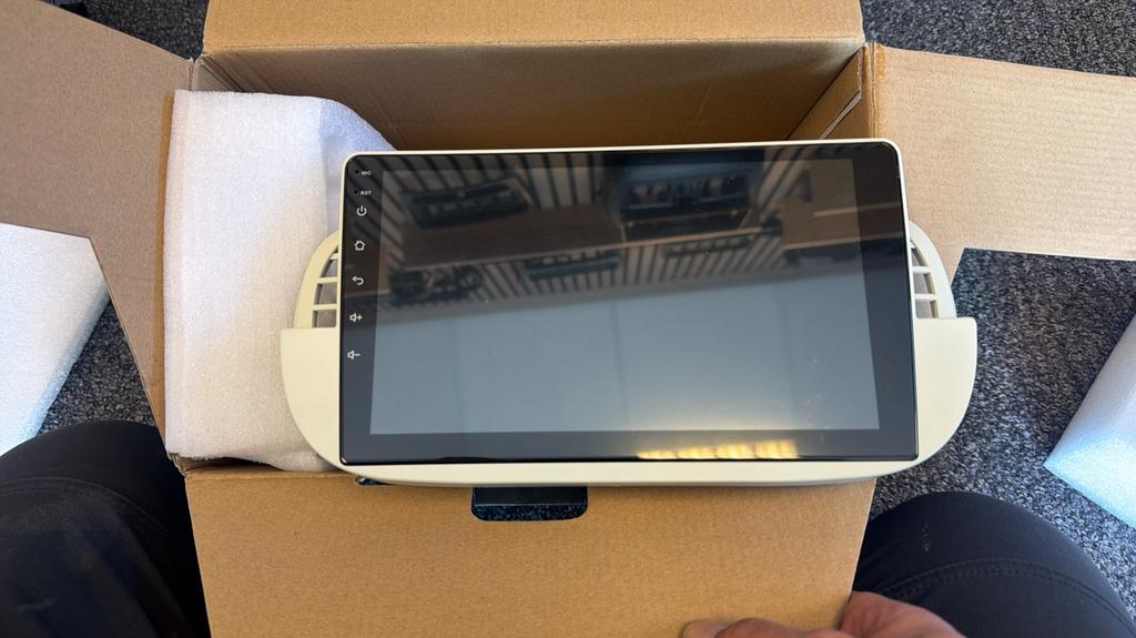 Fiat 500 2007-2014 Carplay Android Auto, Auto diversen, Autoradio's, Aycar, Ophalen of Verzenden, Zo goed als nieuw, Aycar