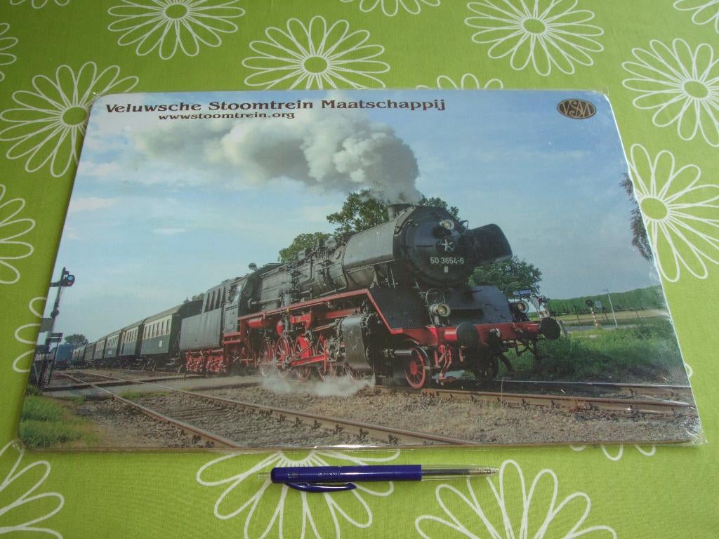 Nieuw in seal: Veluwse Stoomtrein Maatschappij VSM wandplaat, Ophalen of Verzenden, Nieuw, Trein, Overige typen