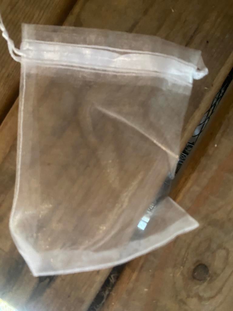 Organza zakjes, Ophalen of Verzenden, Zo goed als nieuw