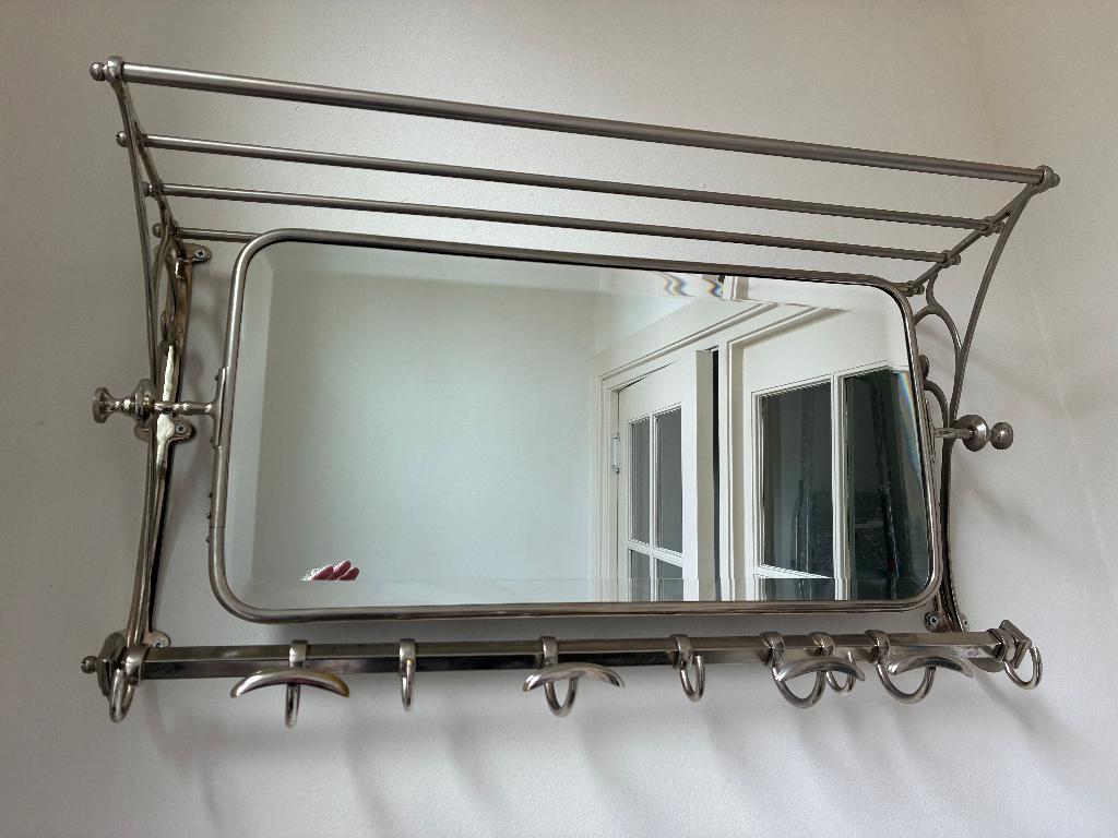 kapstok vintage metaal, Wandkapstok, Ophalen of Verzenden, Zo goed als nieuw, Minder dan 100 cm