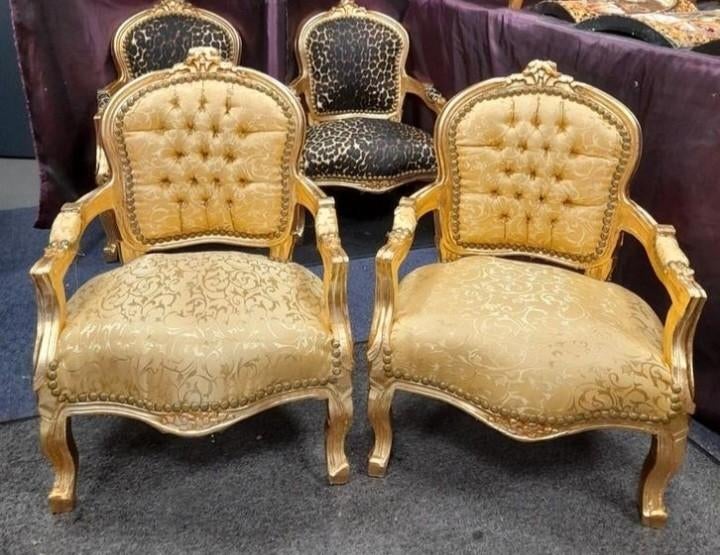 2 x.kinder barok fauteuile 135.00 p.s, Ophalen of Verzenden, Zo goed als nieuw, Stoel(en)