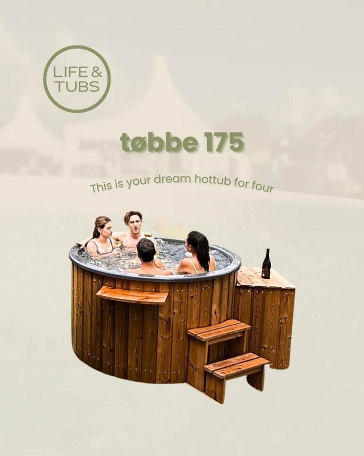 B-keus kuipen | 175cm | 200cm | Wit | Grijs | Magazijnopruim, Tuin en Terras, Bubbelbaden en Hottubs, Nieuw, Filter, Trap, Ophalen of Verzenden