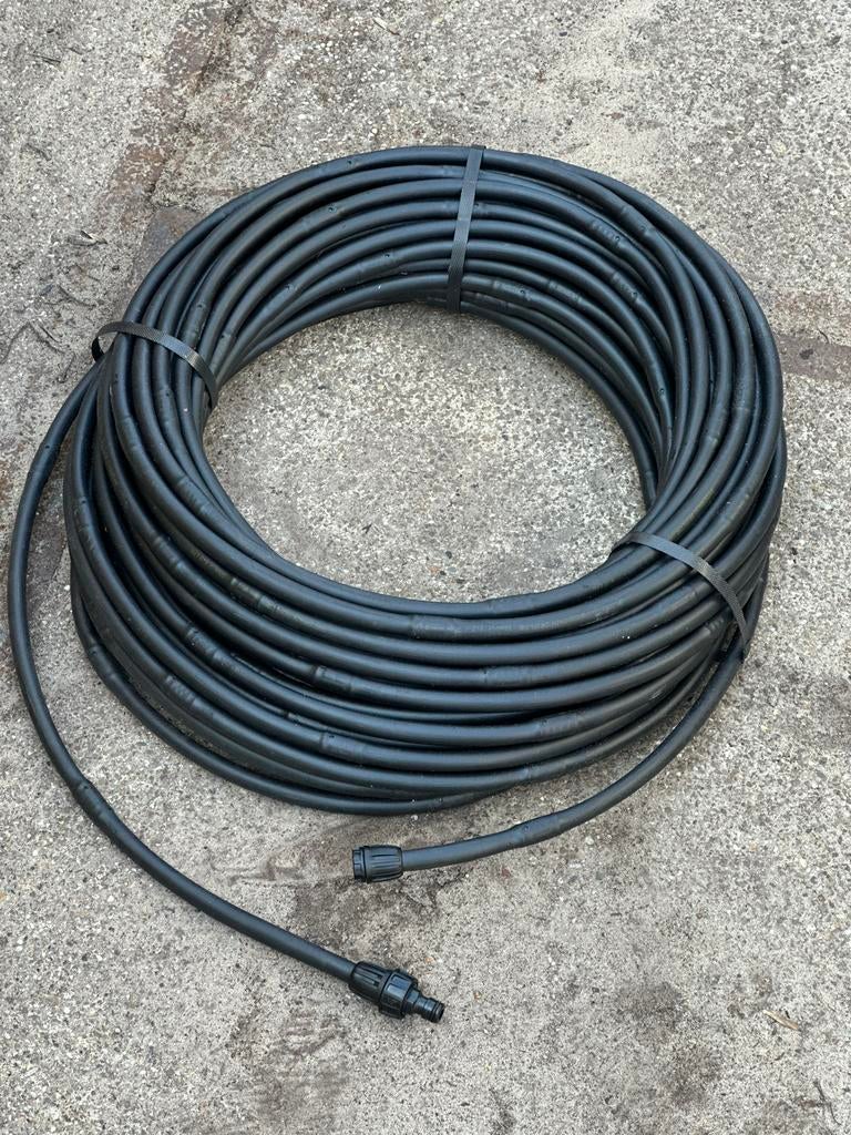 Druppelslang 50m set Complete bewatering Direct klaar 16mm, Ophalen of Verzenden, Nieuw