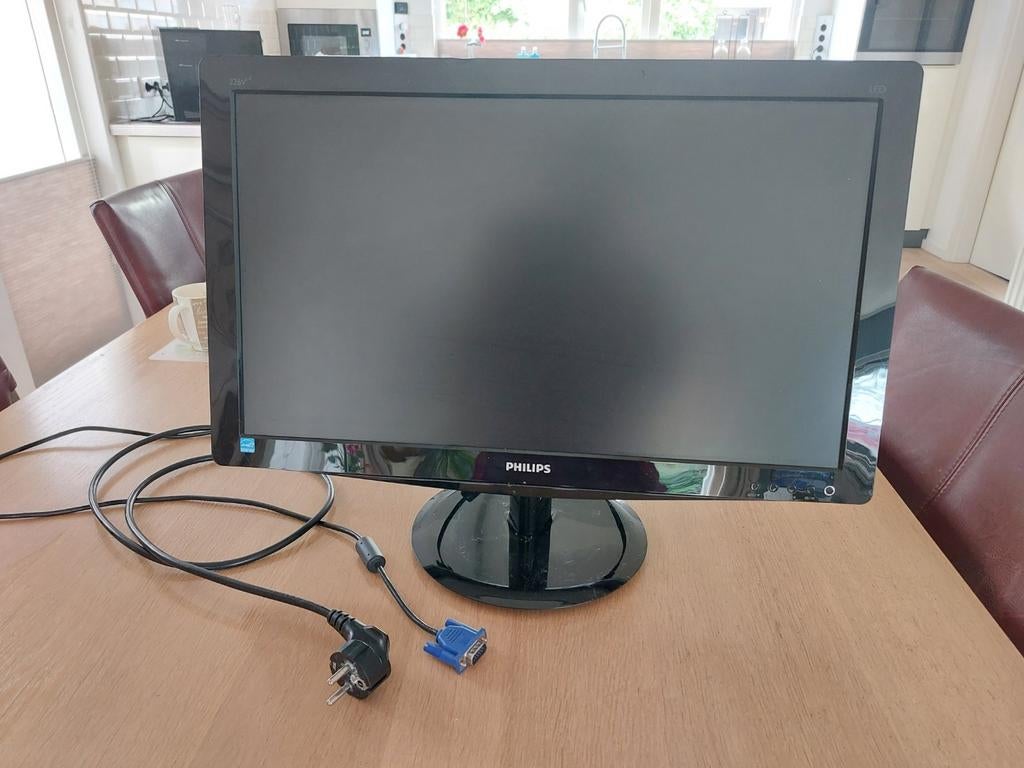 Philips monitor - 19 inch - VGA - Gebruikt, Ophalen, Philips, VGA, 60 Hz of minder