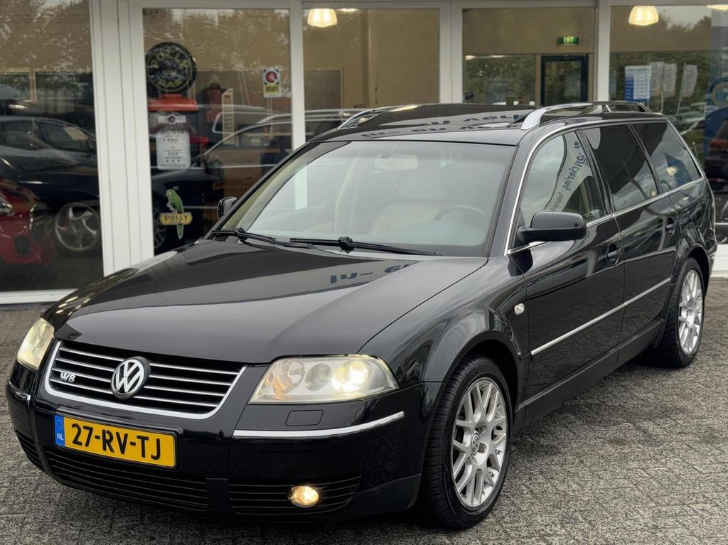 Volkswagen Passat Variant 4.0 W8 4Motion 275pk Automaat,Sch., Auto's, Stoelverwarming, Gebruikt, Zwart, Leder