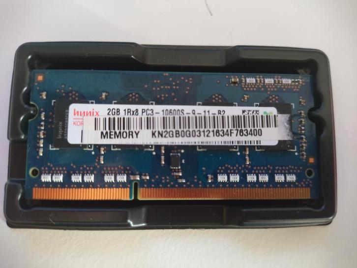 Hynix SO-DIMM 2GB + 4GB PC3 10600 RAM Geheugen, Computers en Software, RAM geheugen, Laptop, 2 GB, DDR3, Ophalen of Verzenden