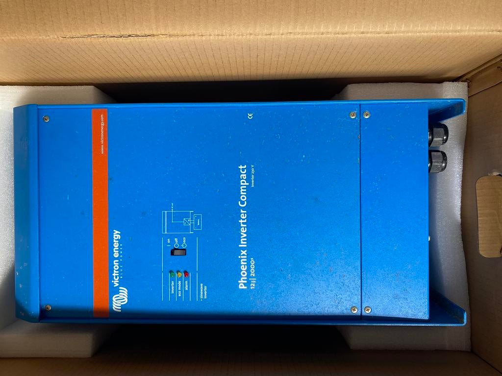 Victron Energy inverter 12v 2000 220v, Ophalen, Gebruikt, Motor en Techniek, Zeilboot of Motorboot
