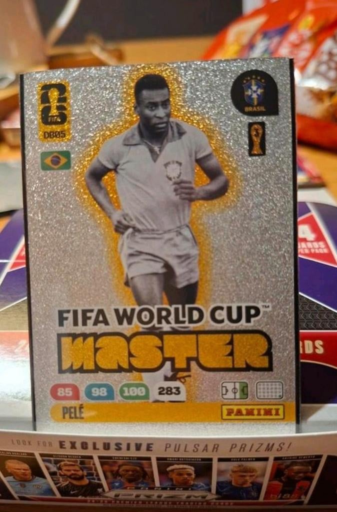 Panini Fifa 365 kaart adrenalyn XL Pele world cup, Ophalen of Verzenden