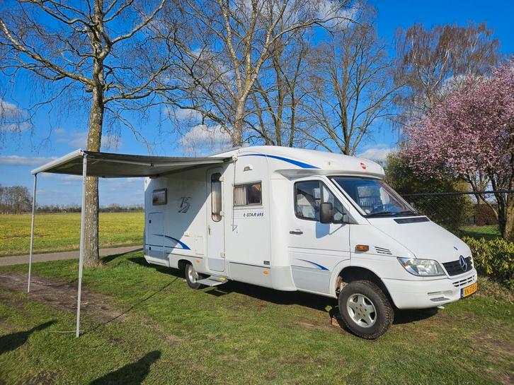 Mercedes Sprinter Camper met Bürstner opbouw, Caravans en Kamperen, Campers, Particulier, tot en met 4, Half-integraal, Bürstner
