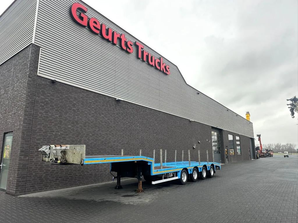 Max Trailer F-S44-1A1Y 4 ASSER SEMIE/LOWLOADER/SEMIE TIEFLAD, Blauw, Overige brandstoffen, Bedrijf, Aanhangers en Opleggers