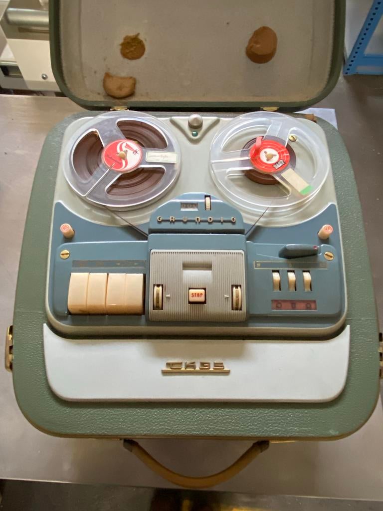 Grundig TK-35 Vintage Bandrecorder met Opnamefunctie, Audio, Tv en Foto, Bandrecorders, Ophalen of Verzenden, Bandrecorder, Met banden
