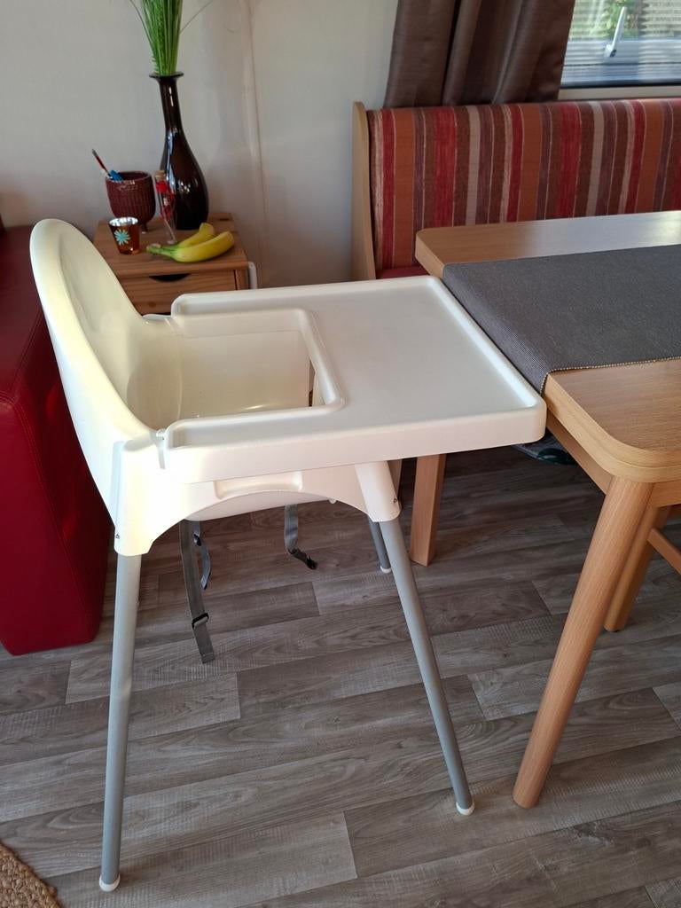 IKEA Antilop kinderstoel met eetblad en gordel, Ophalen of Verzenden, Gebruikt, Overige typen, Gordel(s)