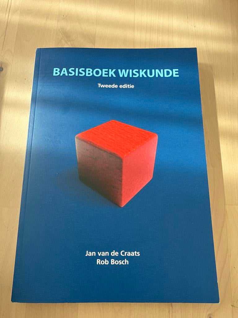 Basisboek Wiskunde - Tweede editie, Boeken, Studieboeken en Cursussen, Ophalen of Verzenden, Beta, Gelezen, HBO